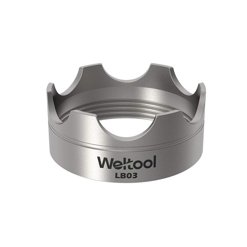 Weltool Flashlight Strike Bezel - 304 Stainless Steel for Maglite C or D Cell flashlights LED ML300L & ML300 LX - Upgrade Maglite Glass Breaker - Image 1